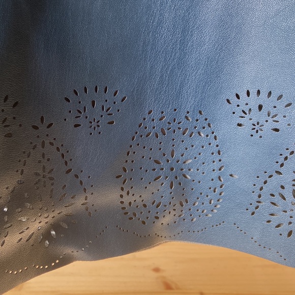 Zara Faux Leather Mod Mini Dress - Picture 4 of 5